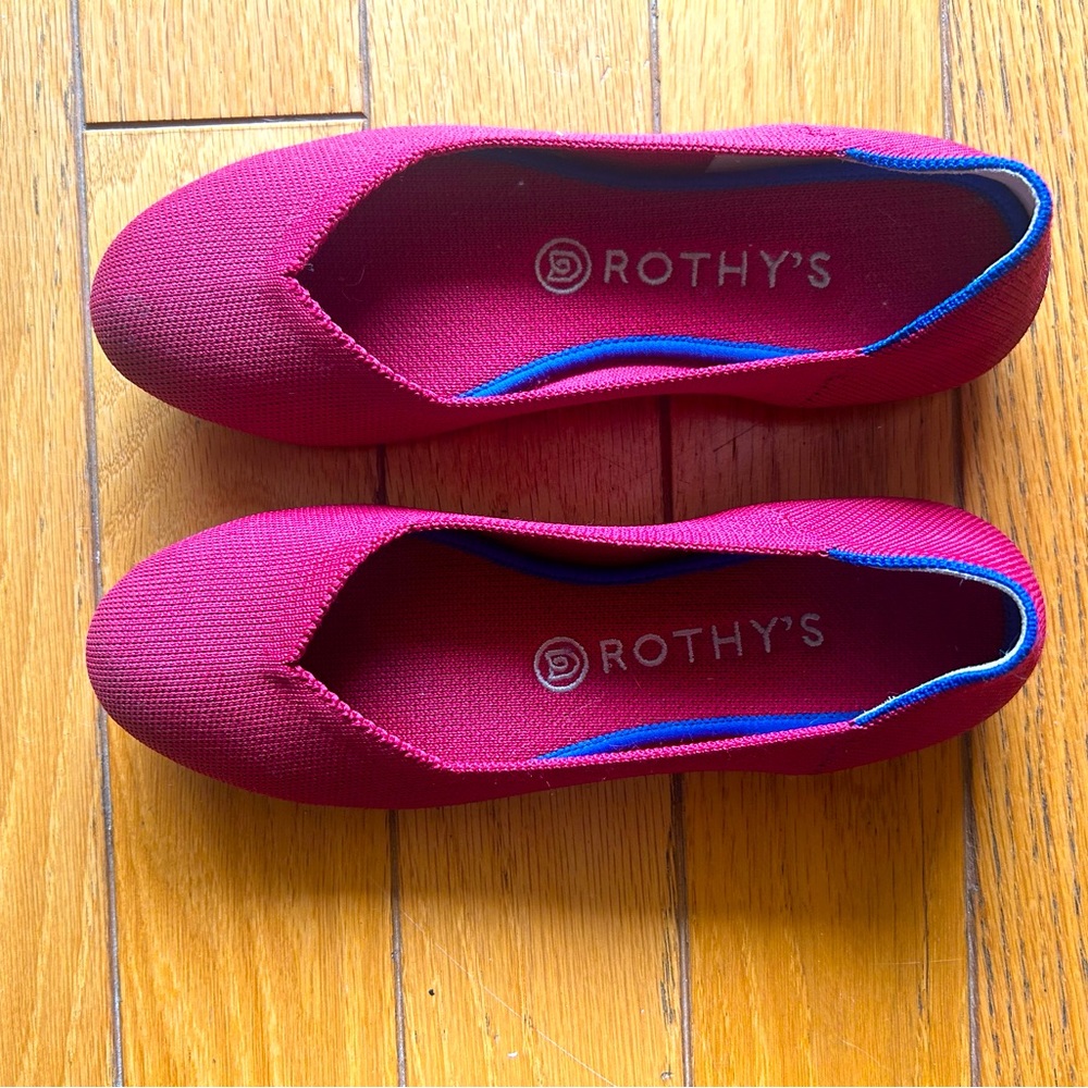 Red Rothy flats
